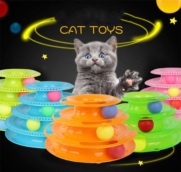 Interactive Cat Ball Tower Tracks Toy - Fun And Engaging Playtime For Your Feline Friend