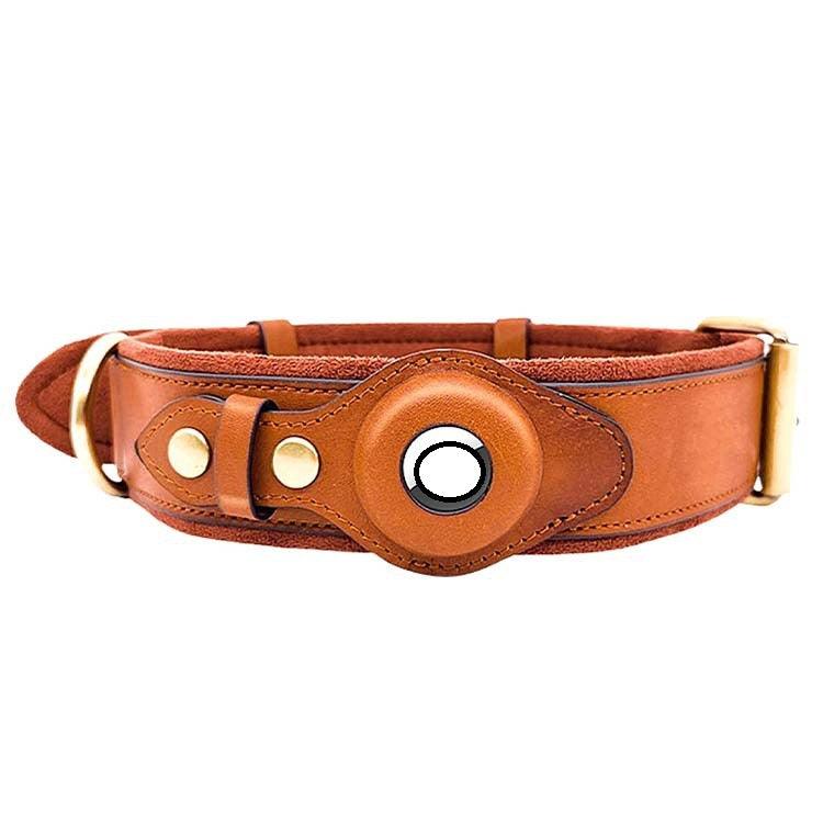 Premium Leather Dog Collar With Location Tracking