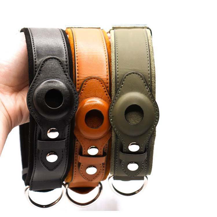 Premium Leather Dog Collar With Location Tracking