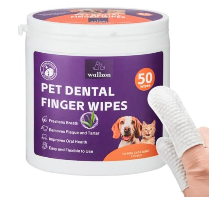 PETS DENTAL FINGER WIPES