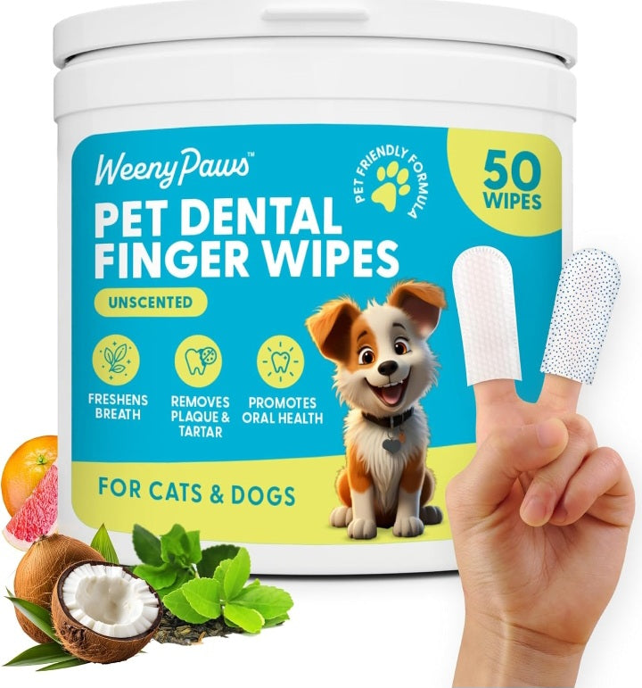 PETS DENTAL FINGER WIPES